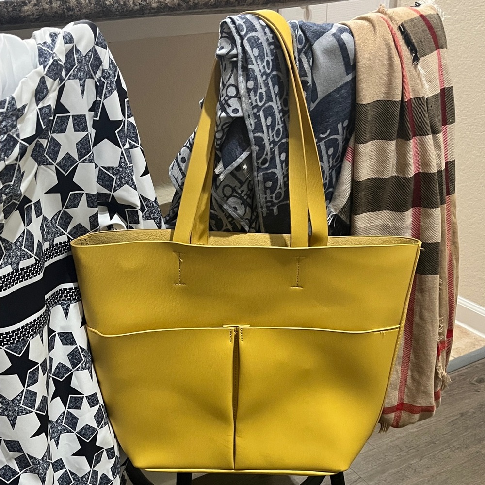 Neiman Marcus Vibrant Yellow Tote
